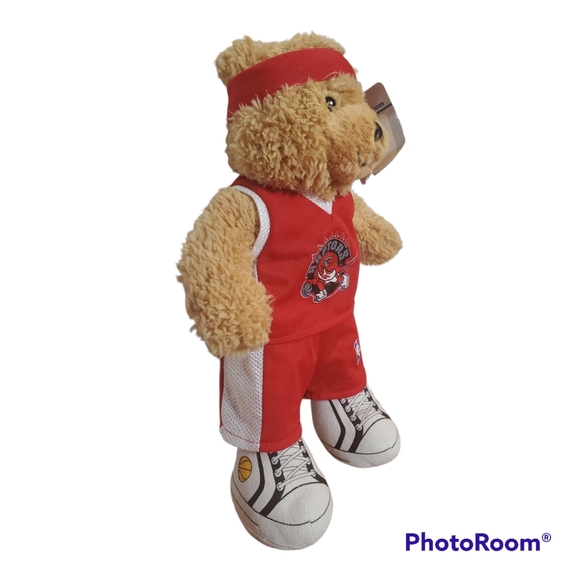 2010 Toronto Raptors Vintage Logo Basketball Teddy Bear NWT 15 inch - Picture 3 of 9
